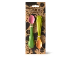 Oli & Carol Set Cucharas Madera Ramona & Cathy^ Cubiertos Infantiles