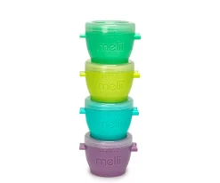 Melii Set de 4 Contenedores para Alimentos 118ml
