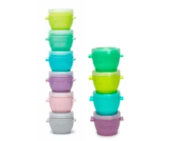 Melii Set de 10 Contenedores para Alimentos^ Fiambreras Infantiles