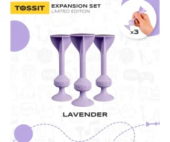 Niños TOSSIT Set de 3 Dardos de Silicona con Ventosa Lavanda