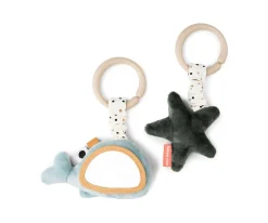 Niños Done by Deer Set de 2 Juguetes Sensoriales Wally Azul