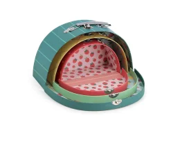 Vilac Set de 3 Maletas Encajables "Les Fruits Gourmands"^Niños Organizadores De Juguetes