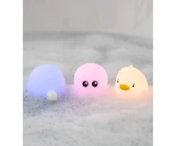 Rabbit & Friends Set de 3 Mini Lámparas Ocean Tortuga, Patito y Pulpo^ Iluminación