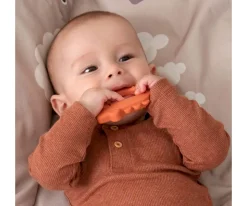 Niños Done by Deer Set de 2 Mordedores Silicona Amigos Deer Papaya/Sand