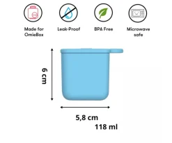 Omie Set de Cajitas Dip Blue/Lime