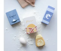 Niños Sebra Set de Comestibles de Madera