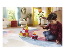 Niños Magna-Tiles Set de Construcción Fire Rescue 27 piezas