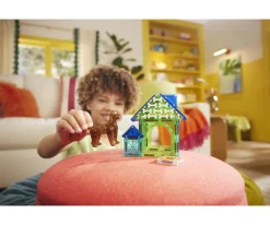 Niños Magna-Tiles Set de Construcción Dog House 13 piezas
