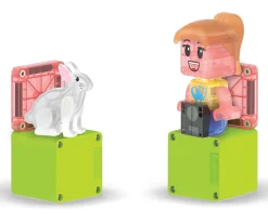 Niños Magna-Tiles Set de Construcción Pet Playhouse 50 piezas