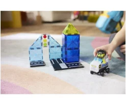 Niños Magna-Tiles Set de Construcción Police Patrol 20 piezas