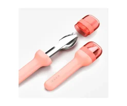 Zoku Set de Cubiertos de Viaje Rosa