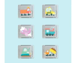 Niños Glo Pals Set de Cubos Sensoriales Lumoinosos Party Auto