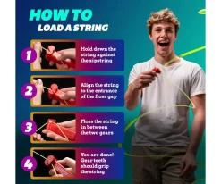 Niños ZipString Set De Cuerdas Repuesto Camaleón