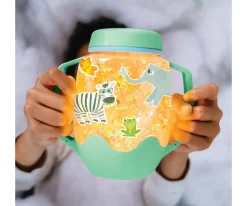 Niños Glo Pals Set de Jarra y Rellenos Sensoriales Zoo