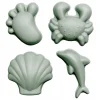 Scrunch Set de Moldes de Arena Footprint Sage^ Juguetes De Playa