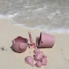 Scrunch Set de Moldes de Arena Frog Coral^ Juguetes De Playa
