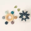 Niños Olmitos Set de Mordedores Sensoriales Silicona Blue