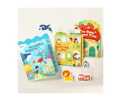 MiDeer Set de Pegatinas Bustling Traffic^Niños Juguetes Niños 3 Años