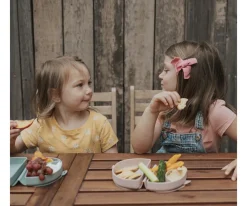 Miniware Set de Plato y Cuchara de Silicona Plegable Sage^ Vajilla Infantil