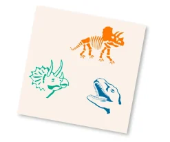 moses Set de Sellos Dino^Niños Pintura De Uñas, Brillos Y Tattoos