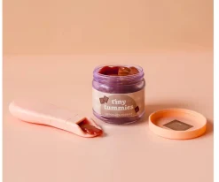 Tiny Harlow Set de Tarro y Cuchara Tiny Tummies Chocolate Pudding^Niños Accesorios Para Muñecas