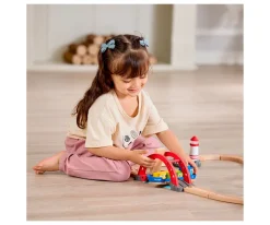 Niños Hape Set de Transporte de Mercancías por Mar y Vías