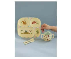 Rice Set de Vajilla Infantil 4 Piezas Sweet jungle Print