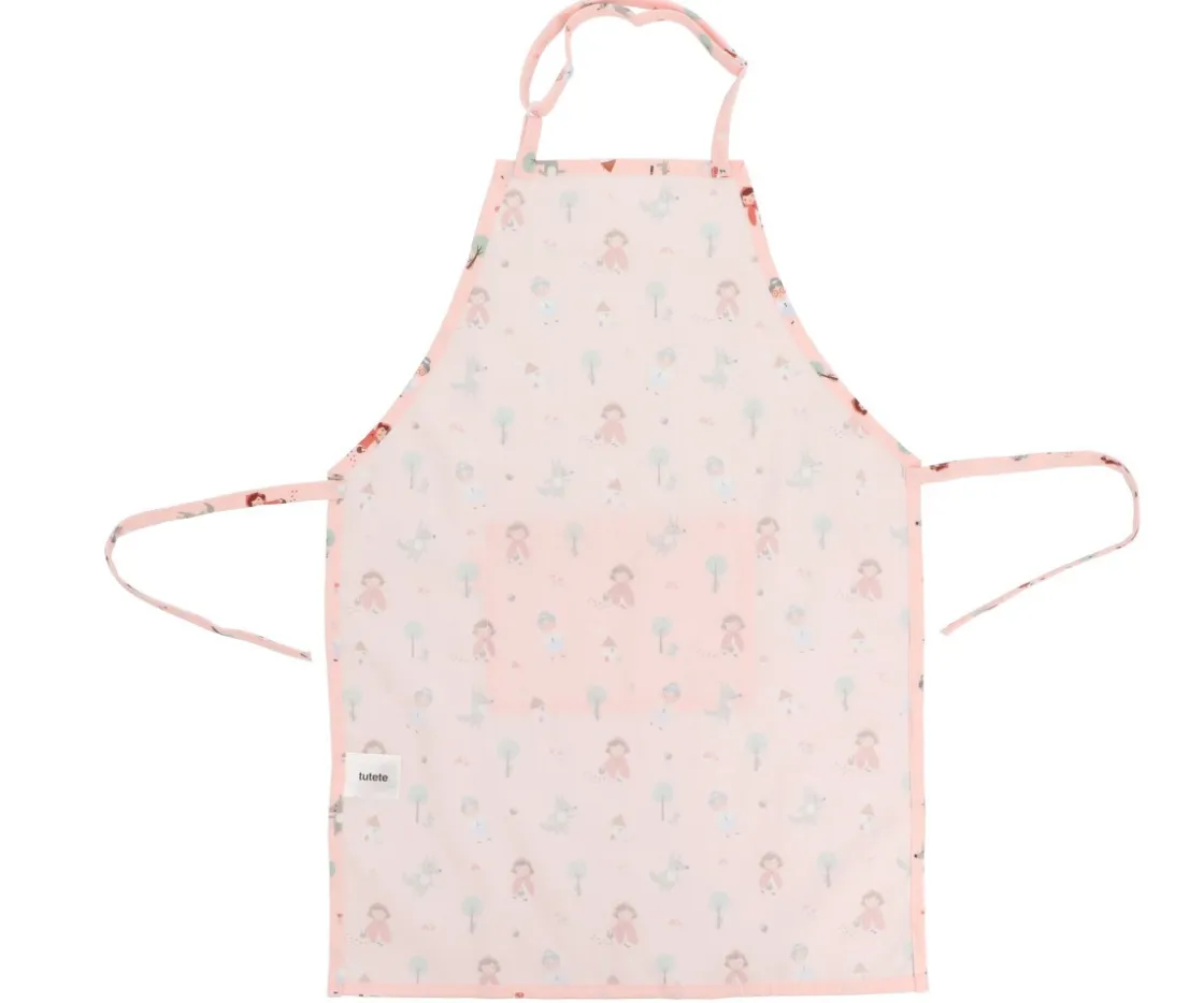 Niños Tutete Set Delantal Little Red Personalizable