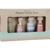 Niños Little Dutch Set Familia Rosa Casa Muñecas