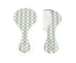 Pasito a Pasito Set Peine y Cepillo Bebe Cuadro Verde^Niños Aseo Bebé Y Niños