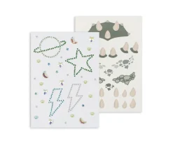 Konges Slojd Set Tattoos y Brillantes Boy^Niños Pintura De Uñas, Brillos Y Tattoos