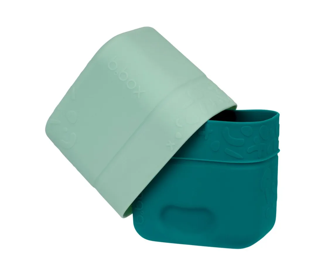 b.box Set Vasitos Snack de Silicona Sage