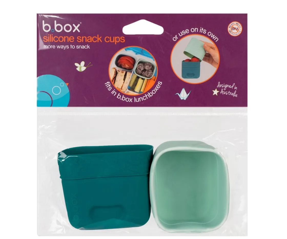 b.box Set Vasitos Snack de Silicona Sage