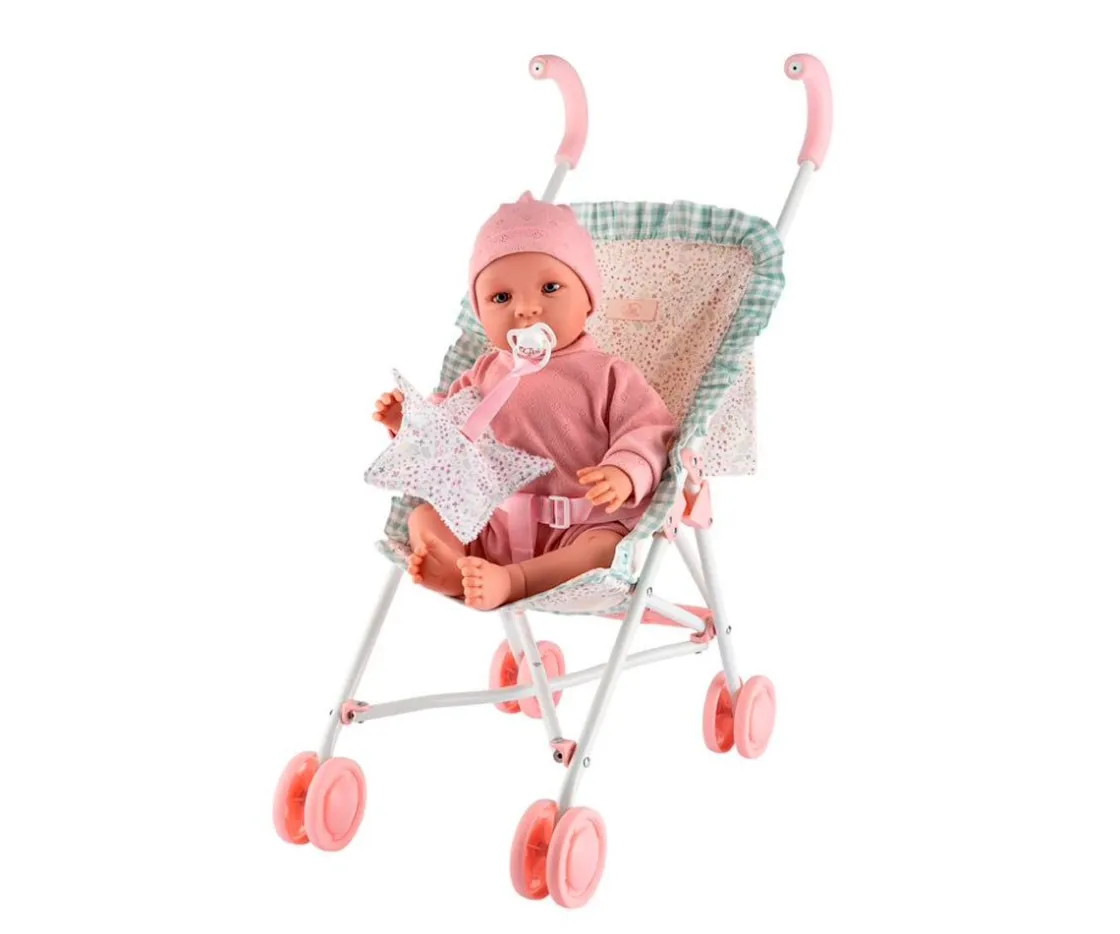 Así Silleta Grande con Bolsito Cloe^Niños Carritos Muñecas