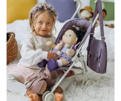 Olli Ella Silleta para Muñecas Sollie Lavender^Niños Carritos Muñecas