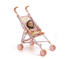 Djeco Silleta Pomea para Muñeco Rosa Lavender^Niños Accesorios Para Muñecas