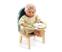 Djeco Sillita Pomea con Barrotes Muñeco^Niños Accesorios Para Muñecas