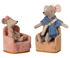 Maileg Sillón Plegable Ratón Pink^Niños Casa De Muñecas De Madera
