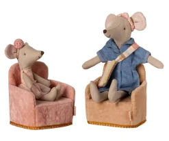 Maileg Sillón Plegable Ratón Powder^Niños Casa De Muñecas De Madera