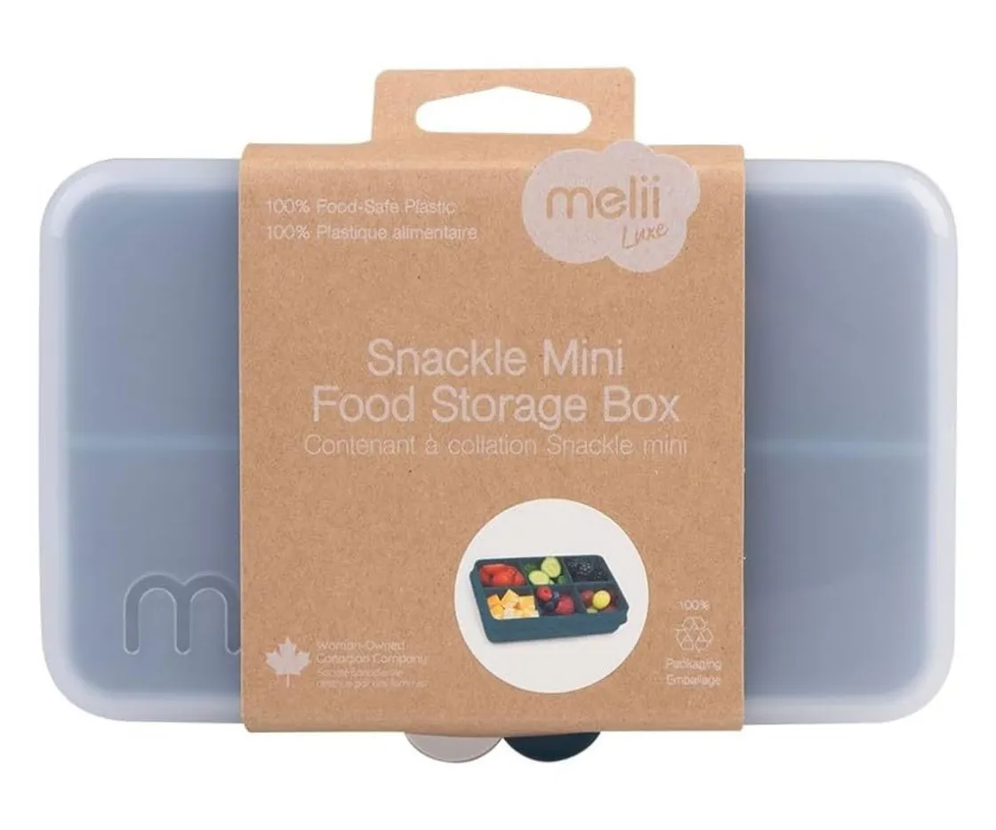 Melii Snackle Box Mini Azul Oscuro