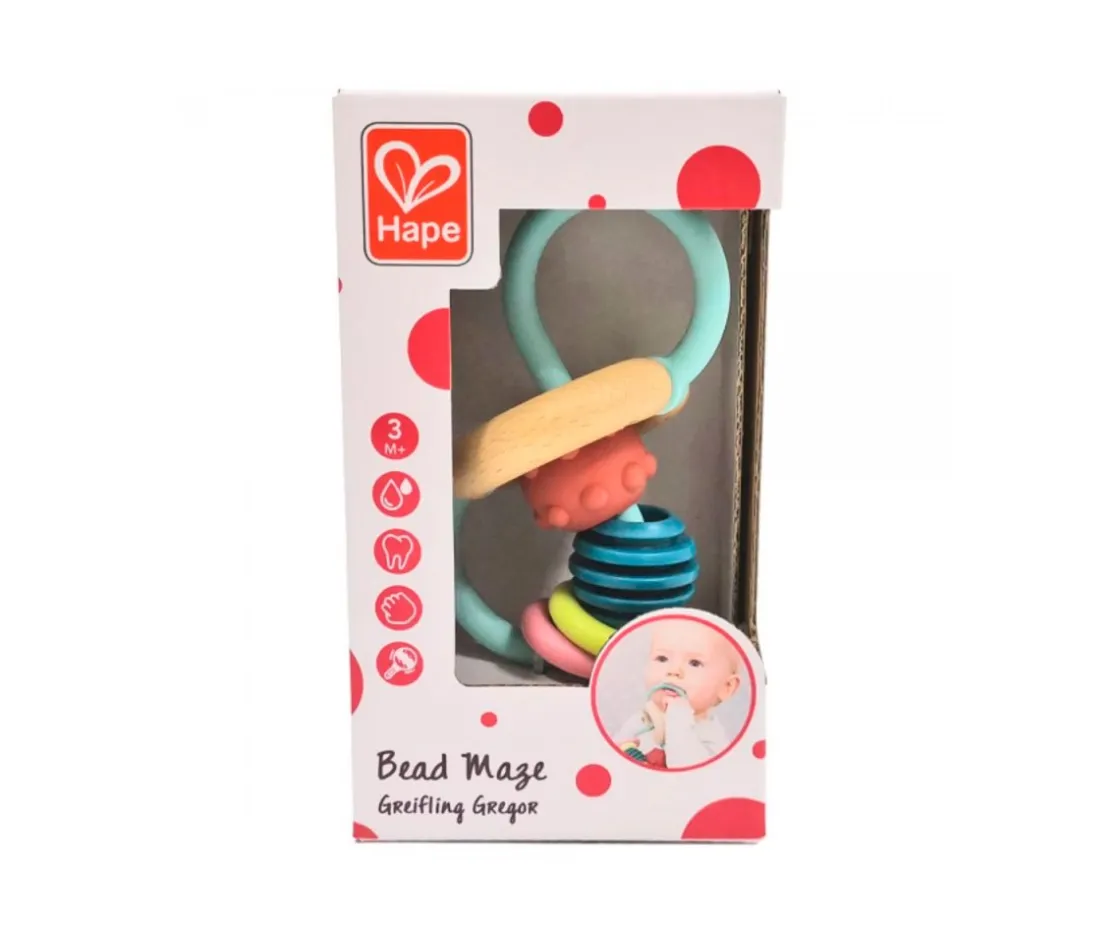 Hape Sonajero-Mordedor Laberinto de Cuentas