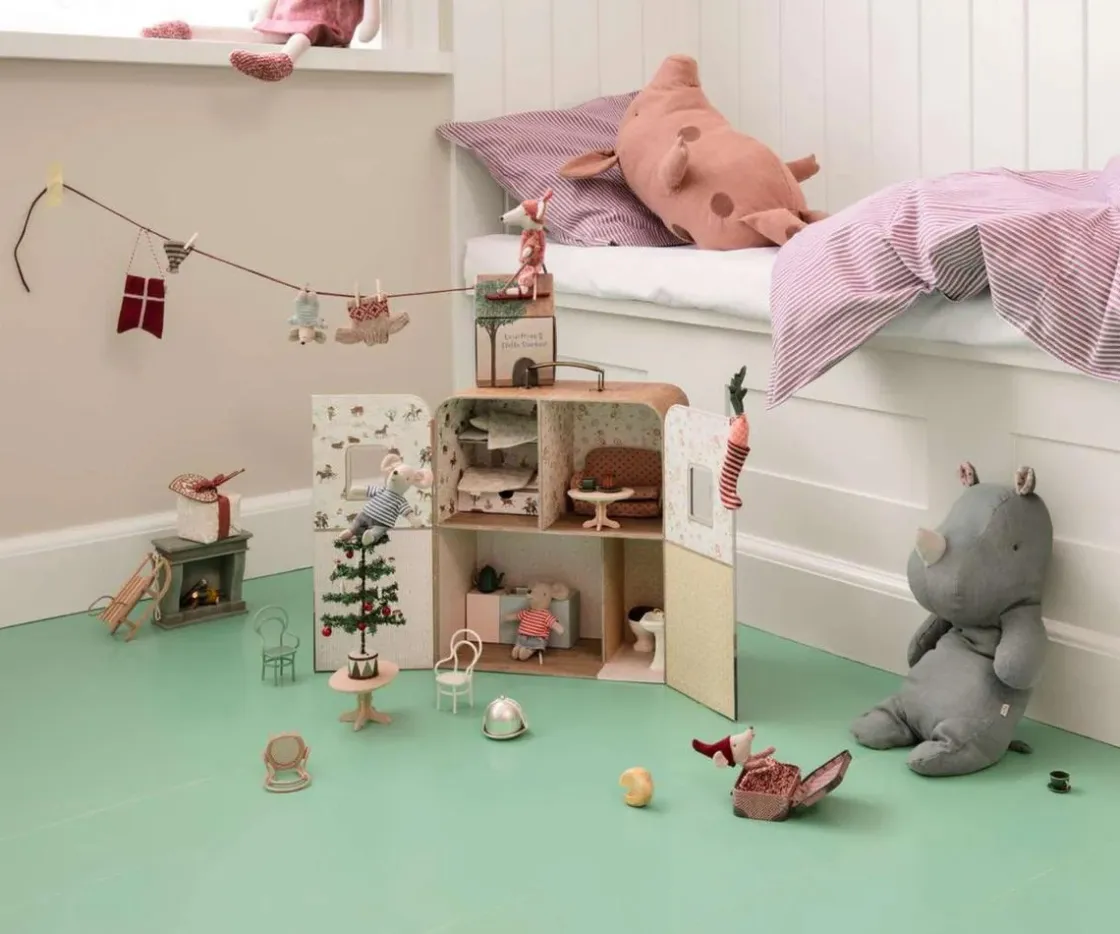 Niños Maileg SuitCase Hermana y Hermano Raton Pequeños