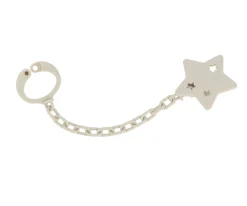 Tutete Sujetachupetes Personalizable Estrella Gris^ Chupeteros