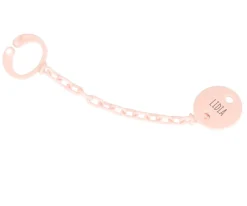 Tutete Sujetachupetes Rosa Light Personalizable^ Chupeteros