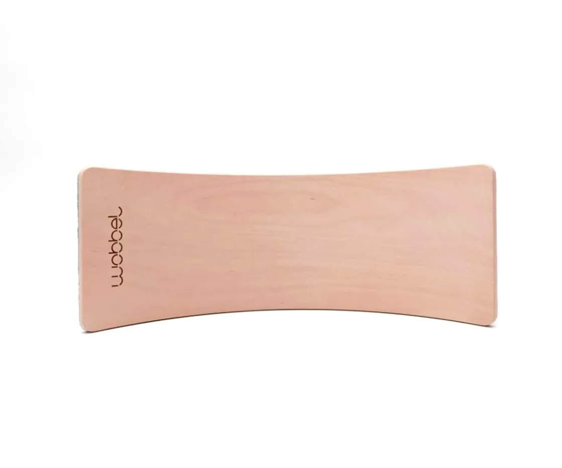 Niños Wobbel Tabla Curva Starter Natural sin Fieltro