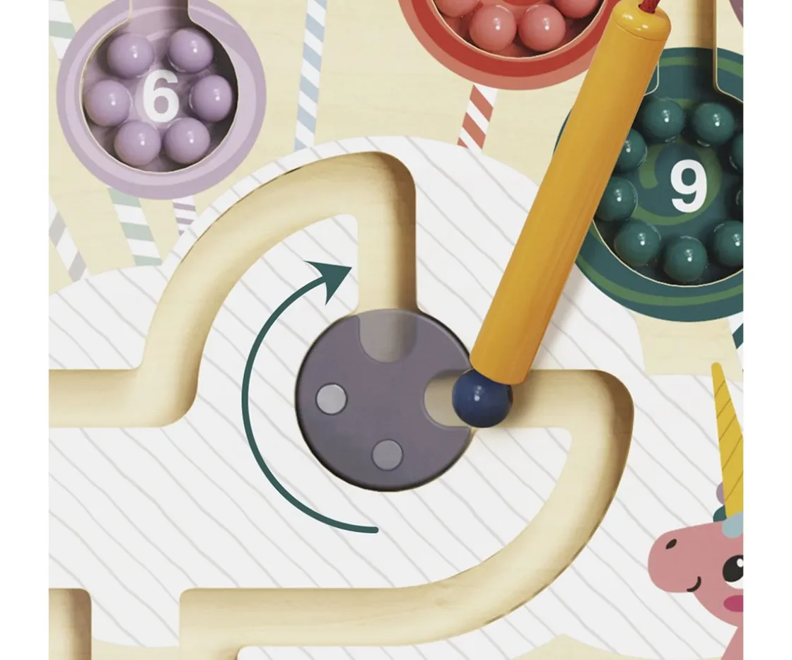 Niños Topbright Tablero Magnético Laberinto Fantasía Unicornio