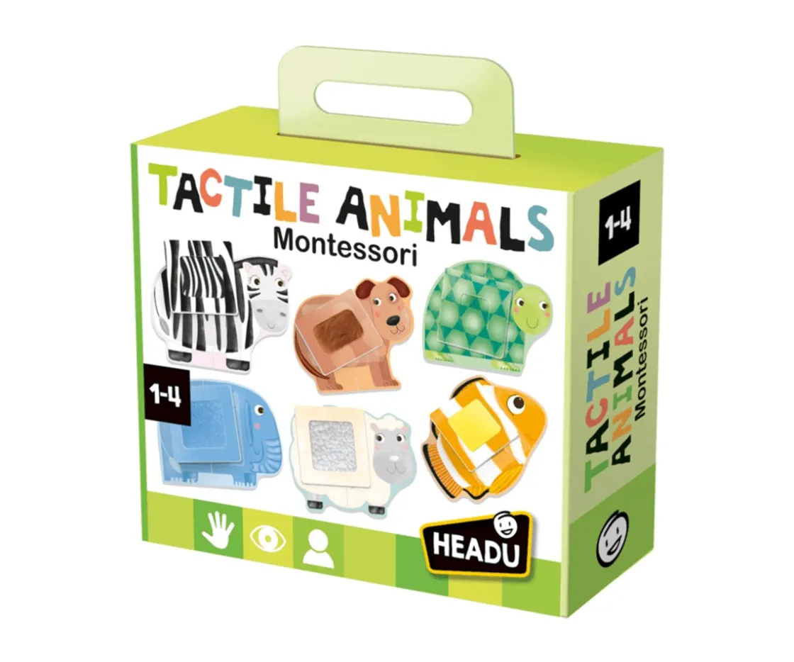 Niños HEADU Tactile Animals Montessori