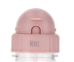 Tutete Tapa para Botella Plástico Leaves Pink Personalizable^ Colecciones Vuelta Al Cole