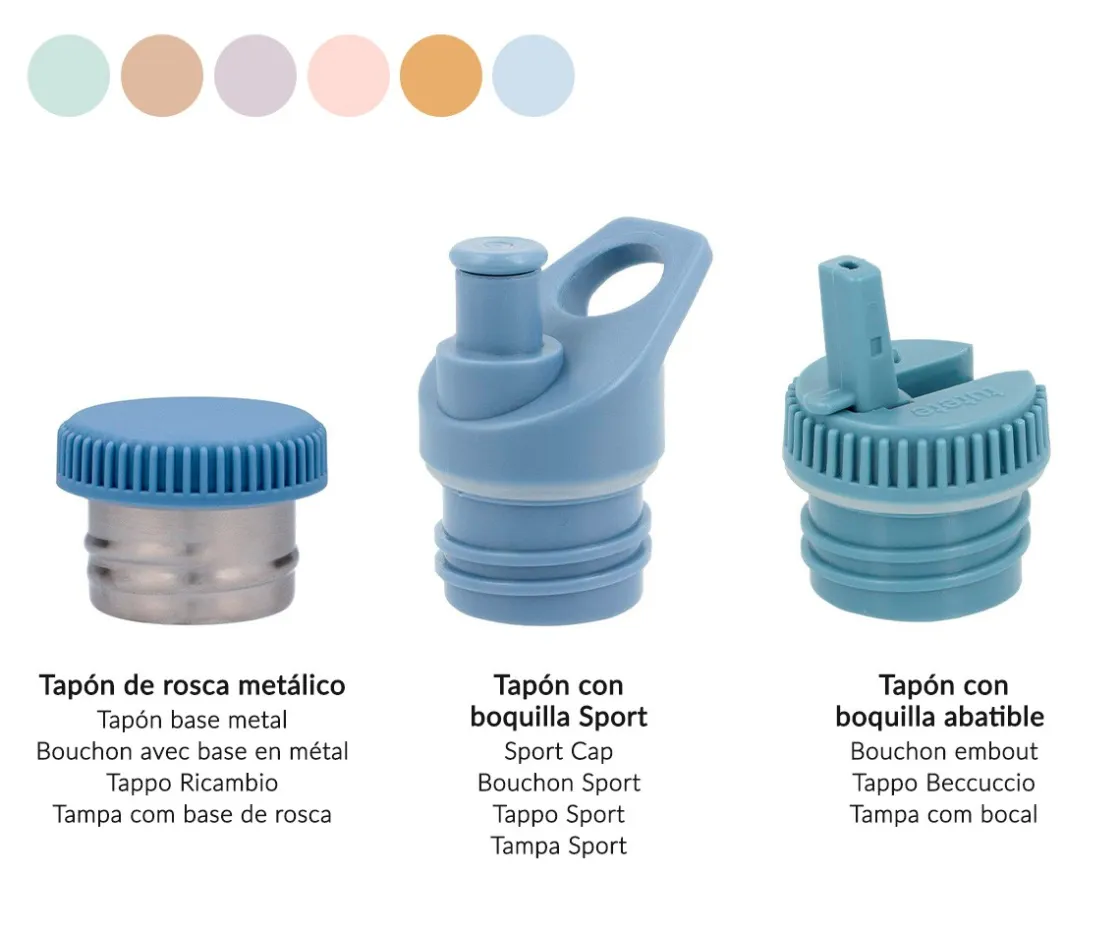 Tutete Tapón Sport Sea Green para Botella Acero