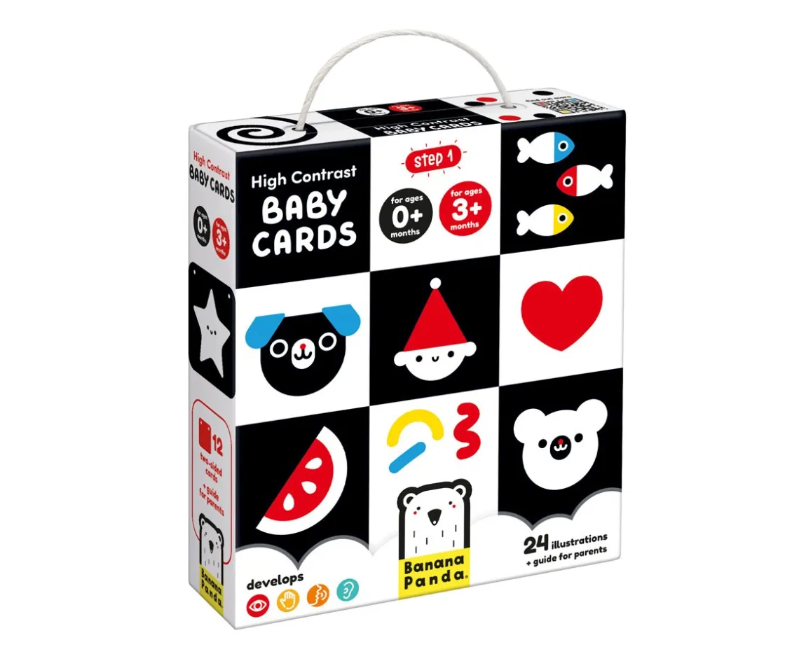 Banana Panda Tarjetas para Bebés High Contrast^Niños Juguetes Para Recién Nacidos